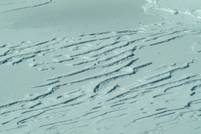 increspature sulla neve